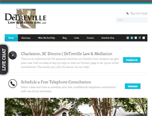 Tablet Screenshot of charlestondivorce.net